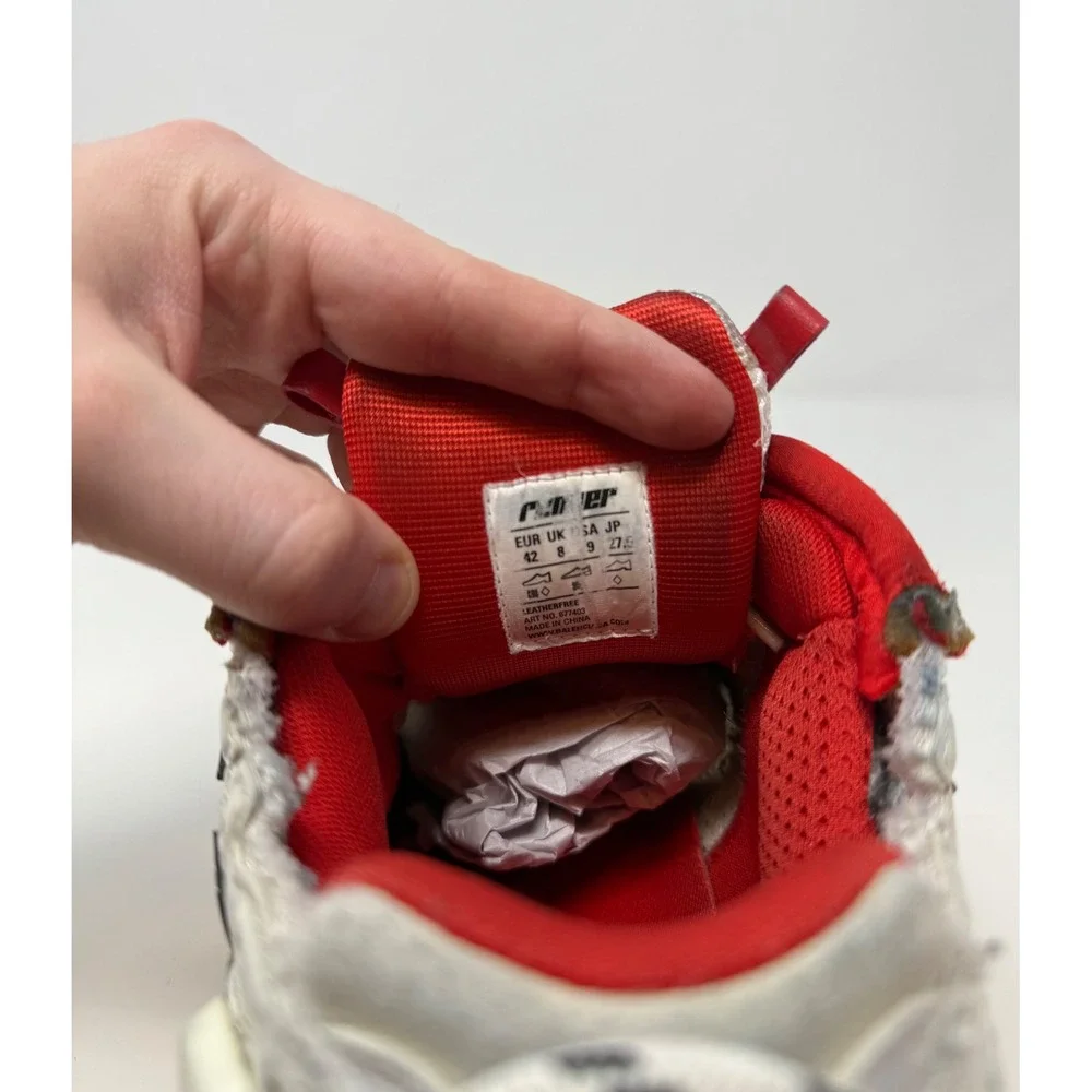 Balenciaga Runner Sneaker Red/White Size 9 US 42 EU
